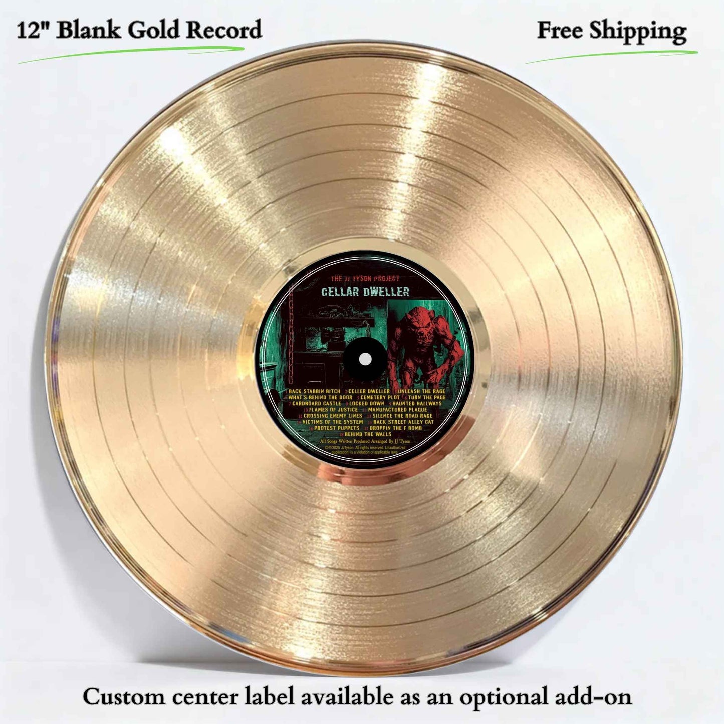 Blank Gold & Platinum Records - StudioSound77
