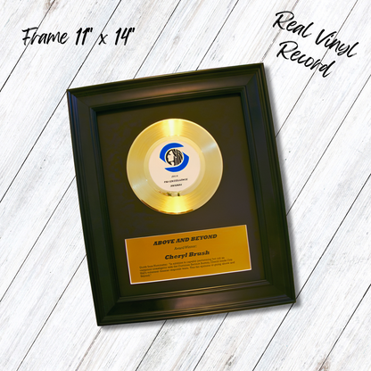 Framed Custom Gold & Platinum Real Records