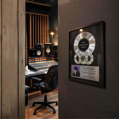 Custom Gold & Platinum Record Awards - your proudest music moment deserves to be remembered