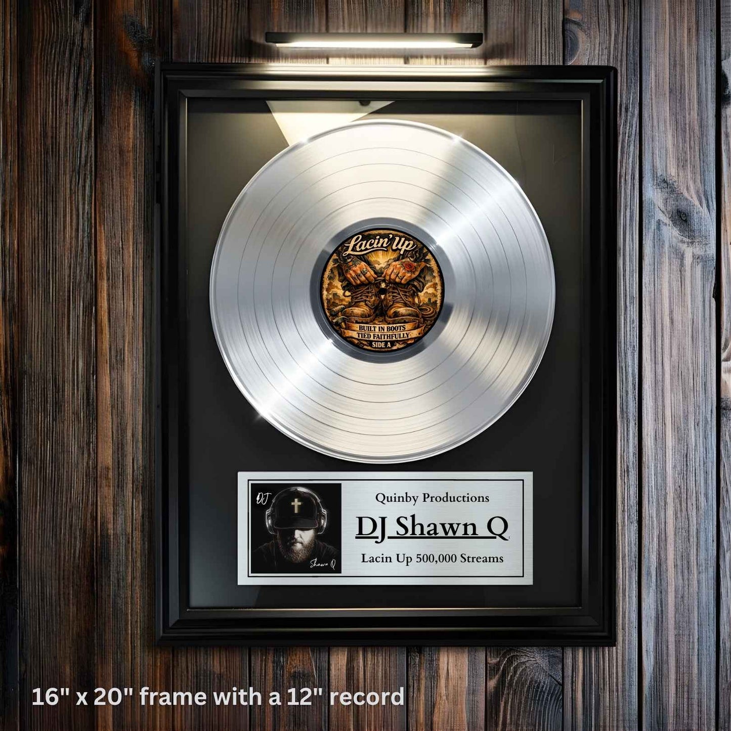 Turn Your Music Milestones Into A Framed Gold or Platinum Record Worth Displaying