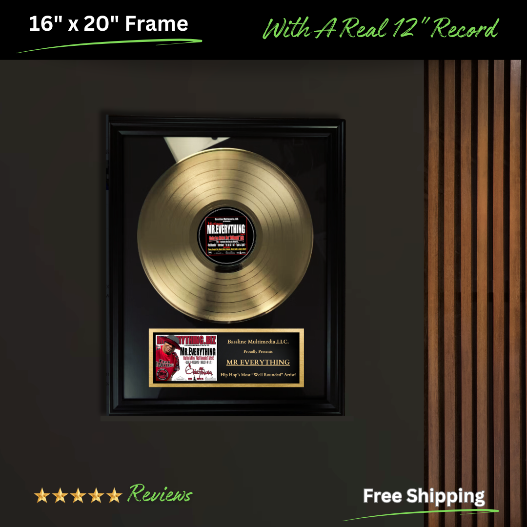 Custom Gold & Platinum Record Awards