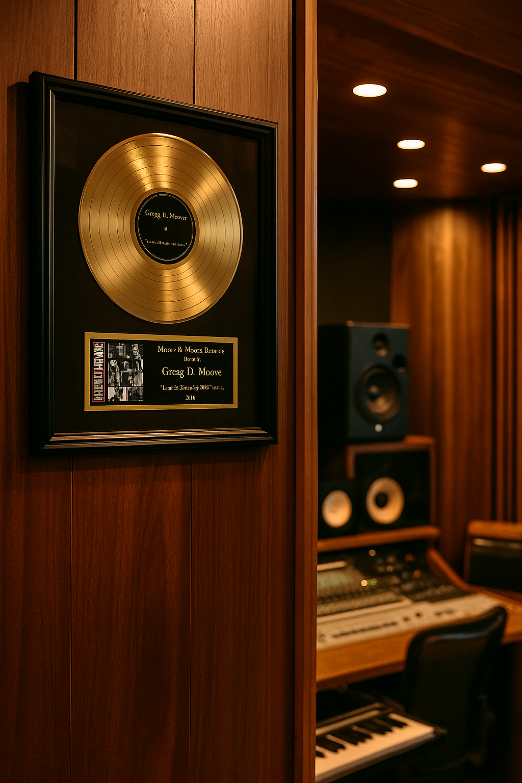 Custom Gold & Platinum Record Awards