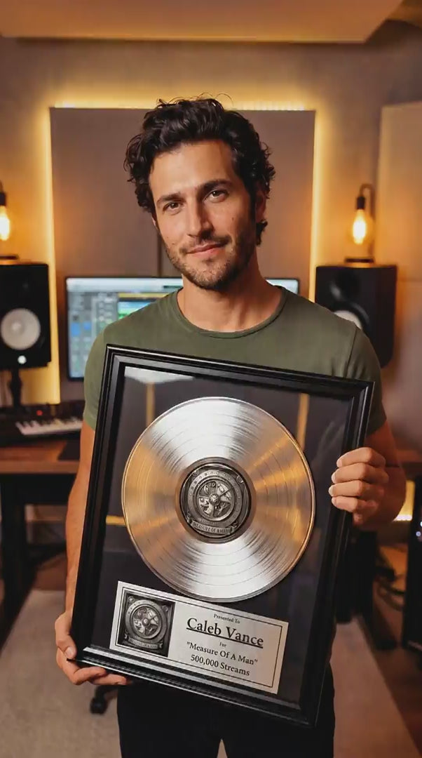 Platinum record award testimonial